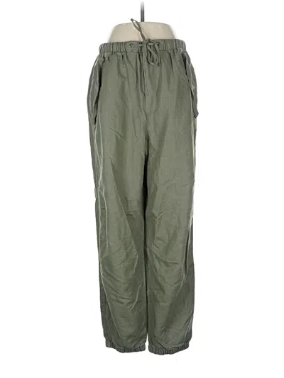 Pre-owned Gap Linen Pants In Green