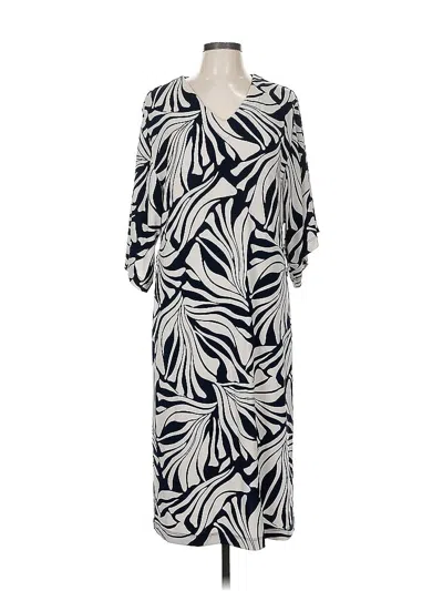 Pre-owned Chico's Casual Dress In White