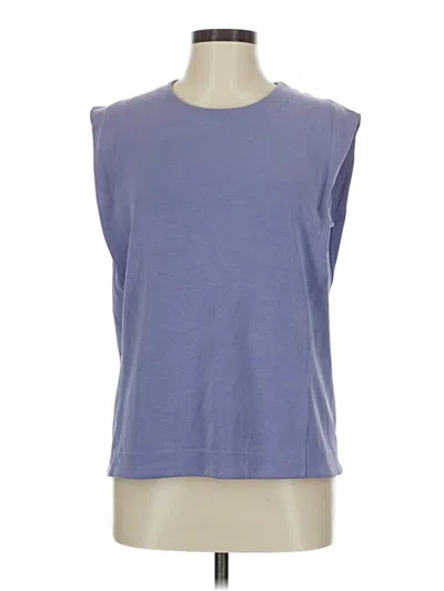 Pre-owned Athleta Sleeveless T-shirt In Purple