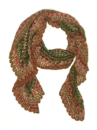 Pre-owned Unbranded Scarf In Green