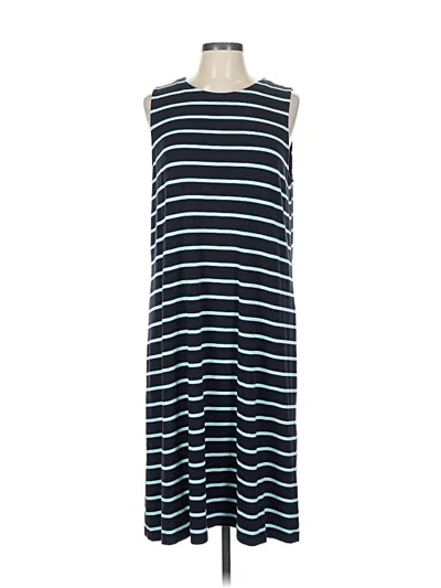 Pre-owned Jjill Casual Dress In Blue