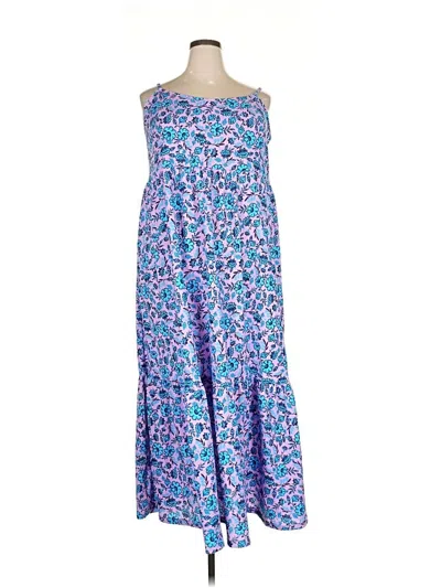 Lane Bryant Casual Dress In Blue