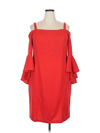 Pre-owned R & M Richards Cocktail Dress In Red
