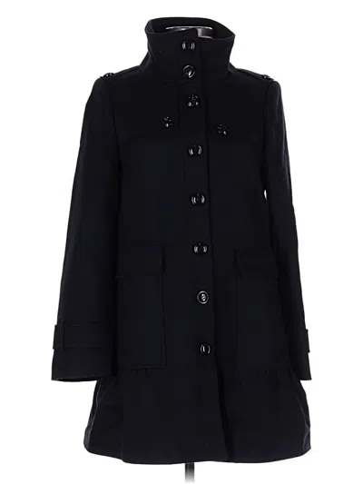 Pre-owned Burberry Wool Coat In Black