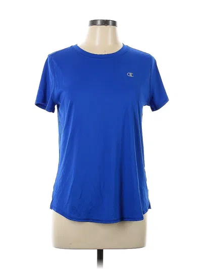 Pre-owned Champion Active T-shirt In Blue