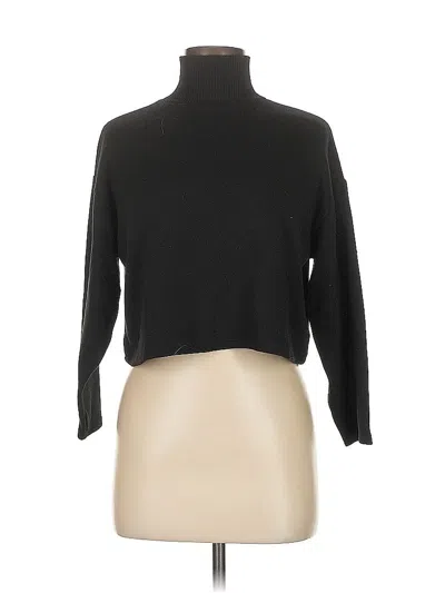 Pre-owned Zara Turtleneck Sweater In Black