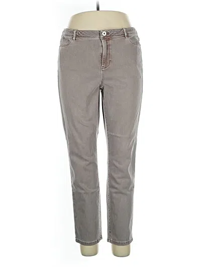 Pre-owned Jjill Jeans In Gray