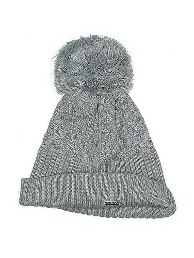 Pre-owned Calvin Klein Beanie Hat In Gray