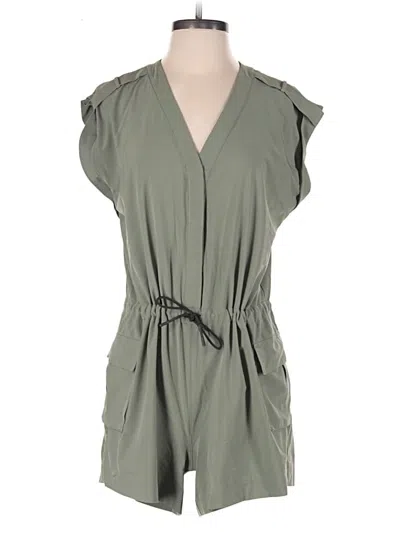 Pre-owned Athleta Romper In Green