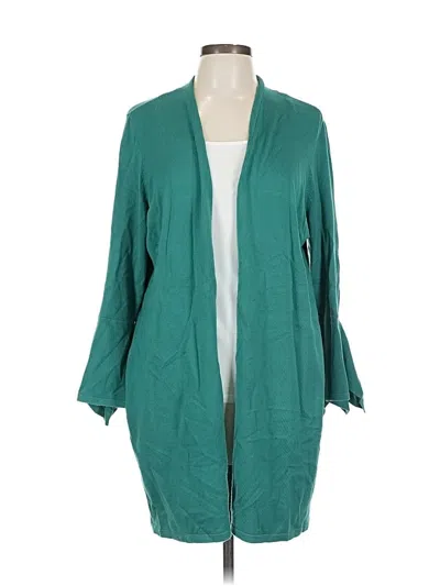 Pre-owned Chico's Cardigan Sweater In Blue