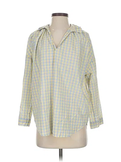 Pre-owned A Shirt Thing Long Sleeve Blouse In Yellow