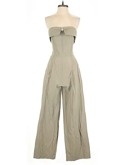 Pre-owned Zara Jumpsuit In Green