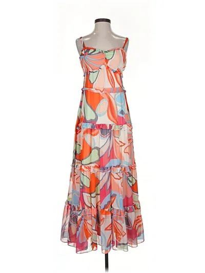 Pre-owned Alexis Casual Dress In Orange