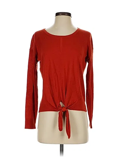 Pre-owned Madewell Pullover Sweater In Red