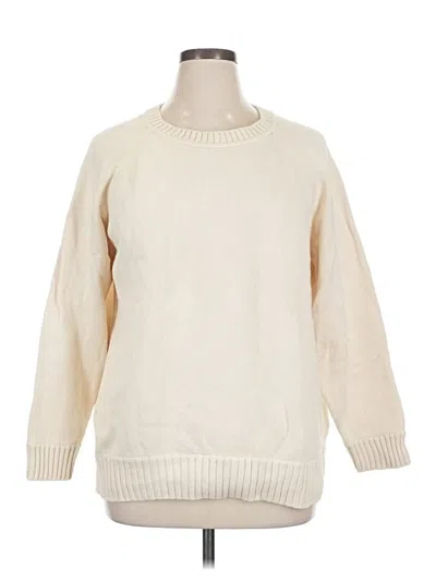 Pre-owned Gap Pullover Sweater In White