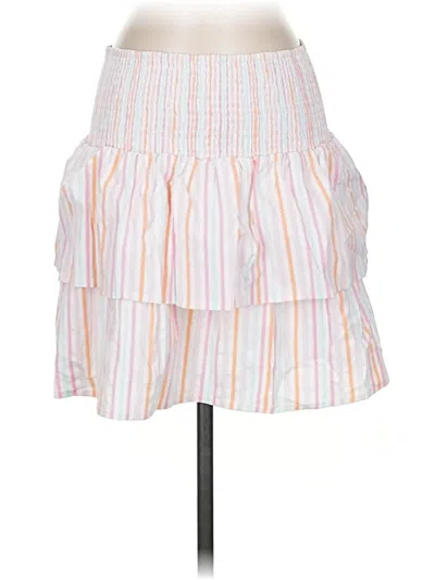 Pre-owned Vineyard Vines Performance Casual Skirt In White