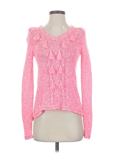 Pre-owned Lilly Pulitzer Cardigan Sweater In Pink