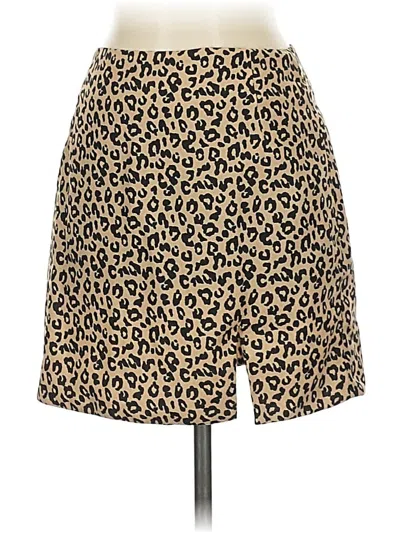 Pre-owned Forever 21 Casual Skirt In Brown