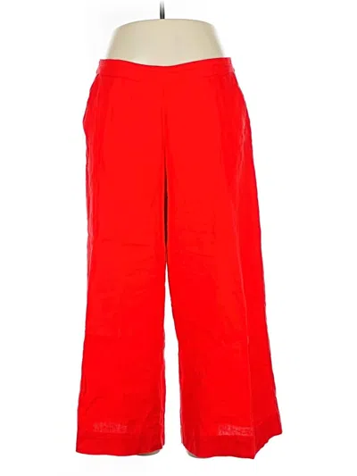 Pre-owned Chico's Linen Pants In Red