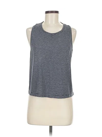 Pre-owned Zella Sleeveless T-shirt In Gray