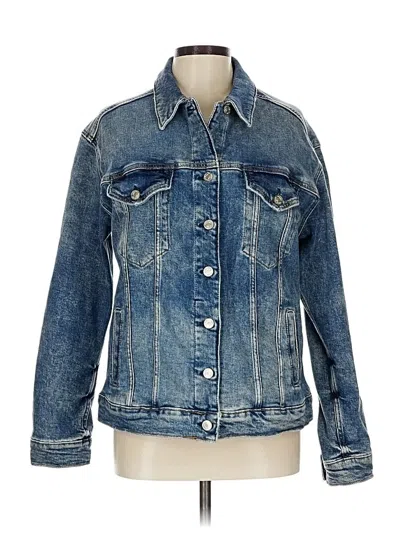 Pre-owned Silver Jeans Co. Denim Jacket In Blue