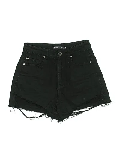 Pre-owned Tractr Denim Shorts In Black