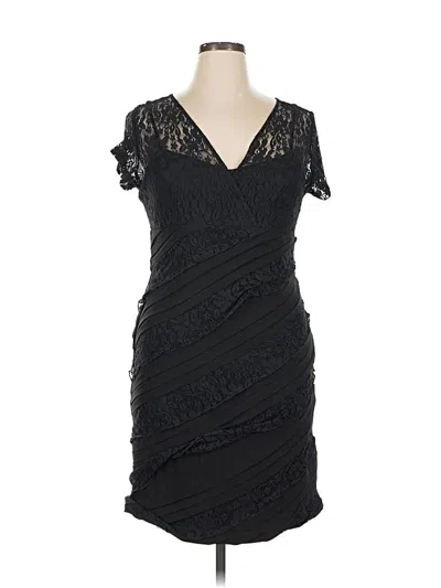 Pre-owned Dressbarn Cocktail Dress In Black