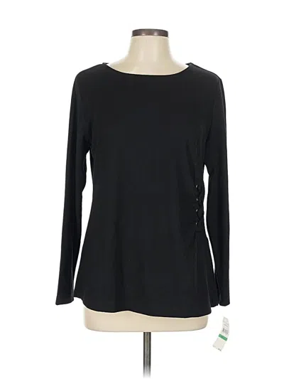 Skye's The Limit Long Sleeve Top Black Boatneck Tops In Black