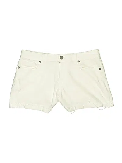 Pre-owned Paige Khaki Shorts In White