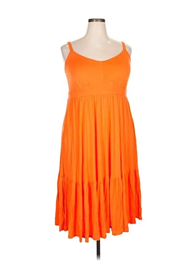 Pre-owned Torrid Casual Dress In Orange