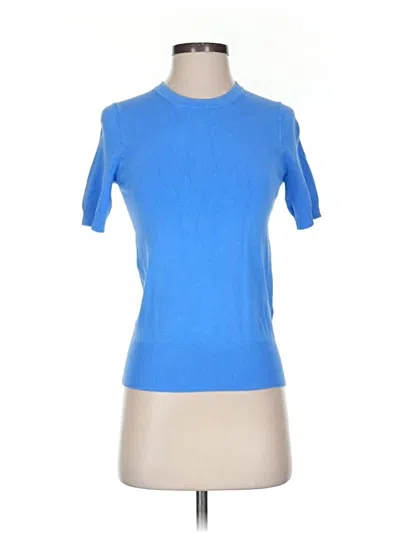 Pre-owned Zara Cardigan Sweater In Blue