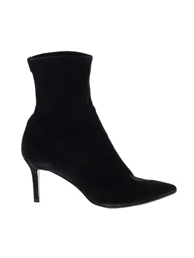 Pre-owned Sergio Rossi Ankle Boots In Black