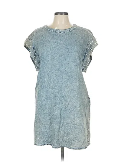 Pre-owned Assorted Brands Casual Dress In Blue