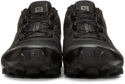 Shop Salomon Black S-lab Speedcross Limited Edition Sneakers