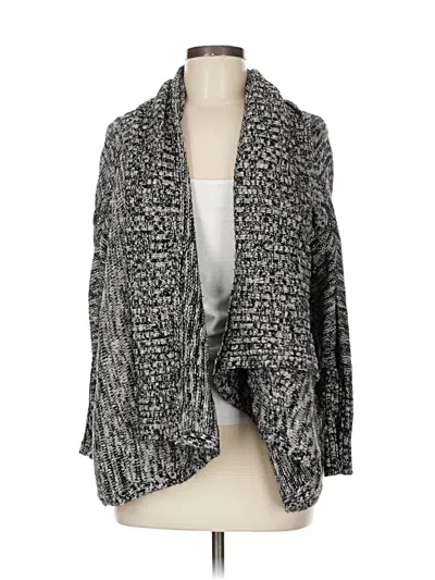 Pre-owned Michael Stars Cardigan Sweater In Gray