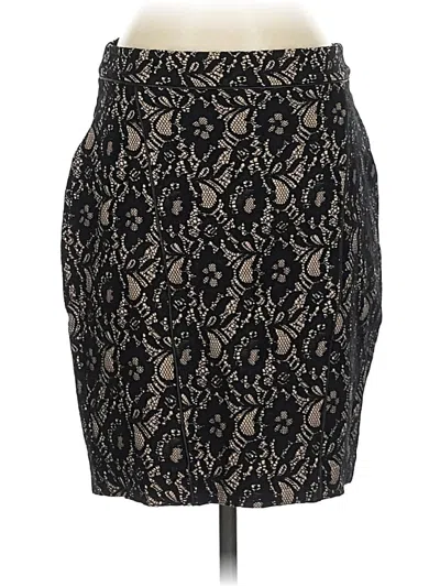 Pre-owned Express Formal Skirt In Black