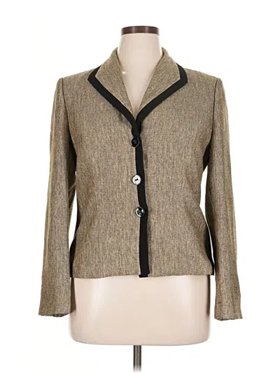 Pre-owned Kasper Blazer Jacket In Yellow