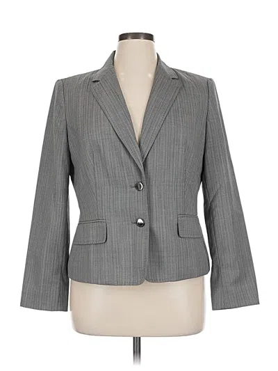 Pre-owned Anne Klein Blazer Jacket In Gray