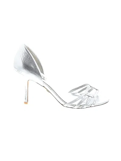 Pre-owned Badgley Mischka Heels In Silver