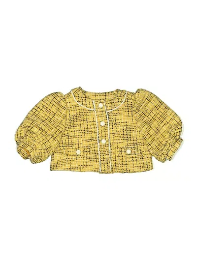 Pre-owned Janie And Jack Kids' Jacket In Yellow