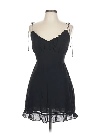 Pre-owned Reformation Cocktail Dress In Black
