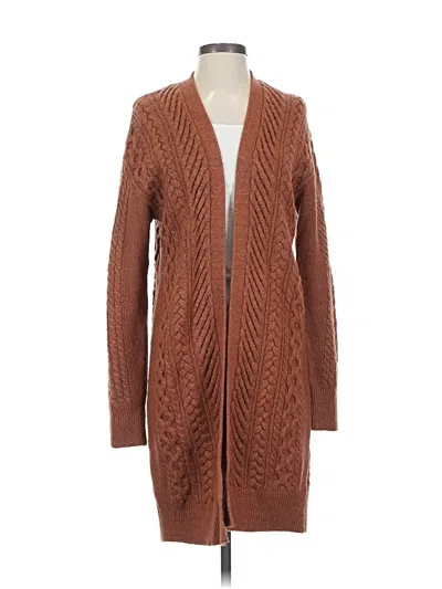 Nili Lotan Cardigan Sweater In Brown