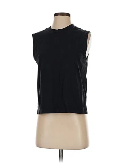 Pre-owned Club Monaco Sleeveless T-shirt In Black