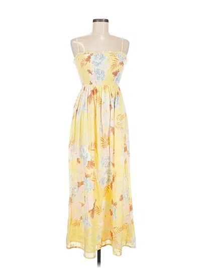 Pre-owned Billabong Casual Dress In Yellow