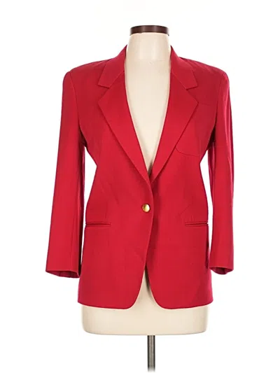 Pre-owned Brooks Brothers Blazer Jacket In Red