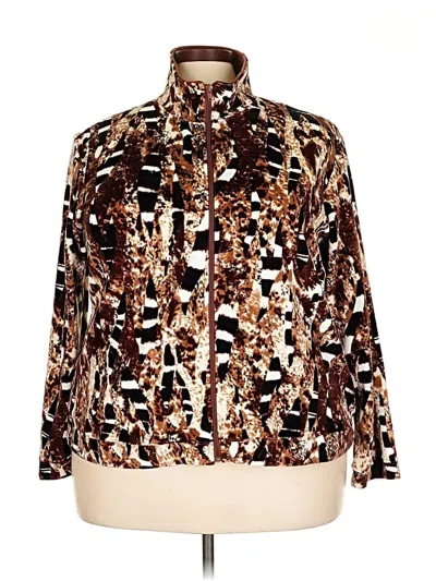 Pre-owned Kaktus Cardigan Sweater In Brown