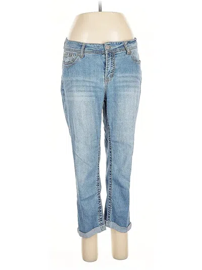 Pre-owned Roz & Ali Jeans In Blue