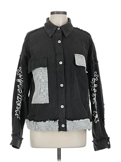 Pre-owned Davi & Dani Jacket In Gray