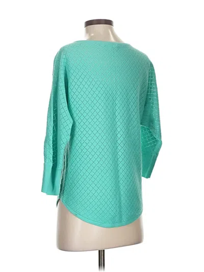 Pre-owned New York And Company Pullover Sweater In Blue