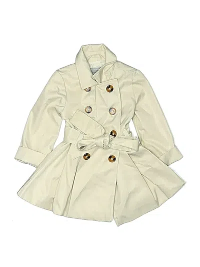 Pre-owned Tahari Babies' Trenchcoat In White